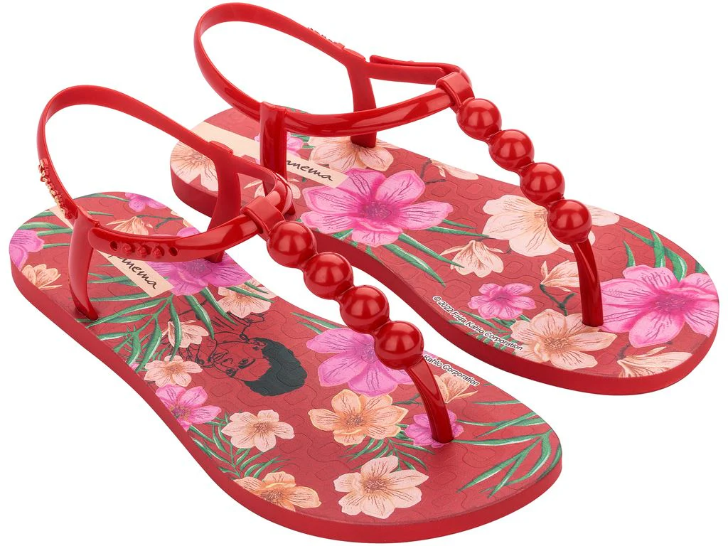 Sandalia Class Frida Kahlo Rojo Ipanema